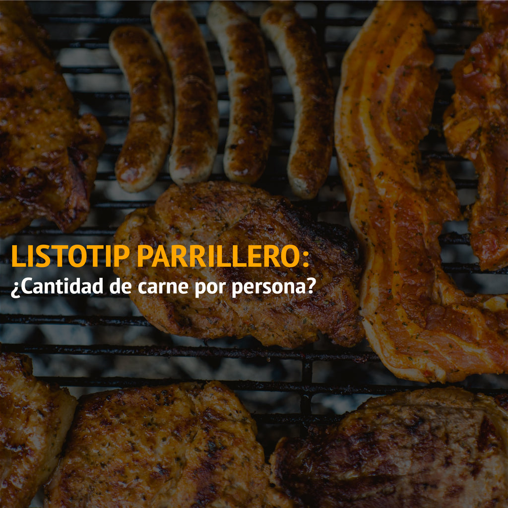 Listotip Parrillero: Cantidad de carne por persona